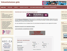 Tablet Screenshot of nederland.vakantiehuizengids.com